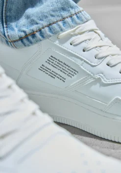 witte moea lage sneakers moea-bagsn1