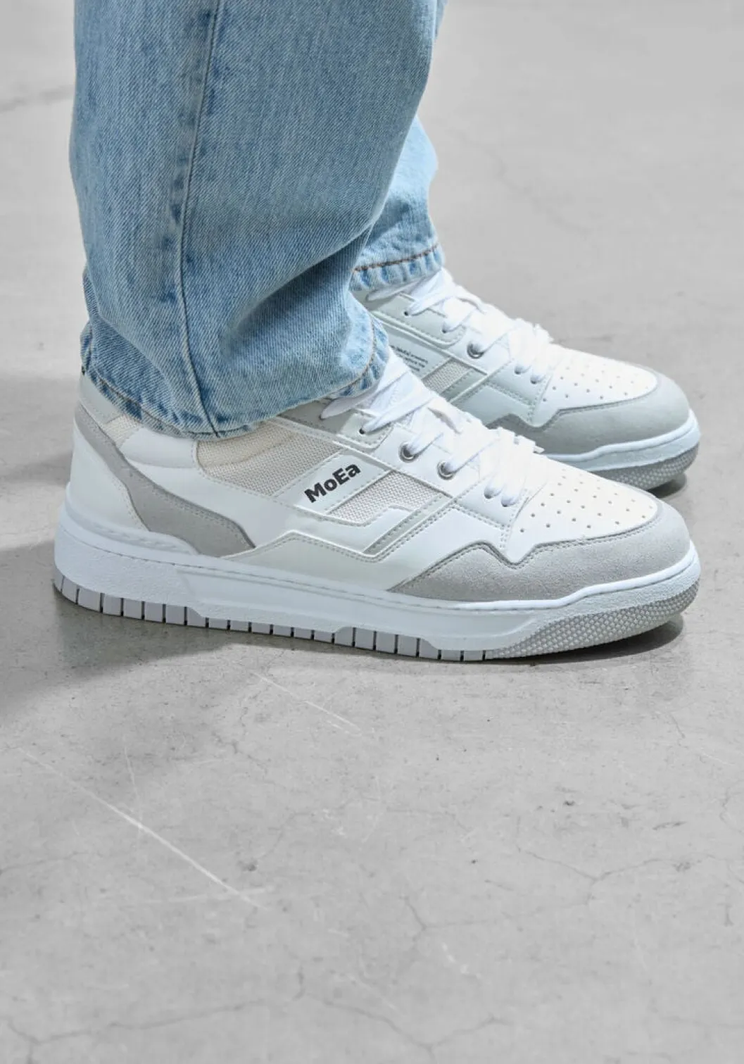 witte moea lage sneakers moea-bagsn2