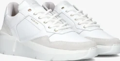witte nubikk lage sneakers roque road wave
