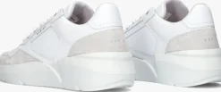 witte nubikk lage sneakers roque road wave