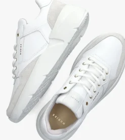 witte nubikk lage sneakers roque road wave