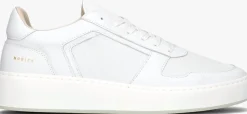 witte nubikk lage sneakers jiro luca