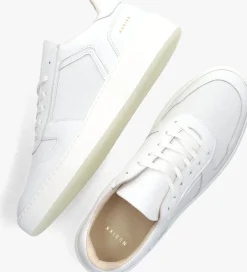 witte nubikk lage sneakers jiro luca