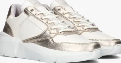 witte nubikk lage sneakers roque road wave