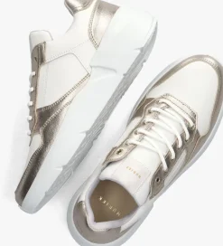 witte nubikk lage sneakers roque road wave