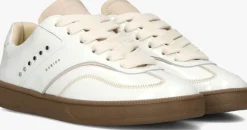 witte nubikk lage sneakers ray owen studs