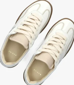 witte nubikk lage sneakers ray owen studs