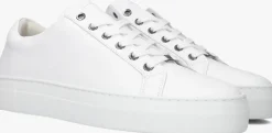 witte nubikk lage sneakers jagger pure