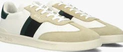 witte polo ralph lauren lage sneakers heritage aera