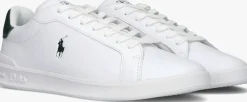 witte polo ralph lauren lage sneakers hrt court ii