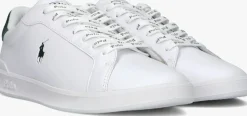 witte polo ralph lauren lage sneakers hrt court ii
