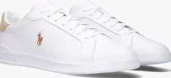 witte polo ralph lauren lage sneakers hrt ct ii