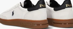 witte polo ralph lauren lage sneakers bedford pp sneakers low top lace d