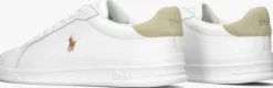 witte polo ralph lauren lage sneakers hrt court