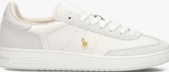 witte polo ralph lauren lage sneakers bedford pp sneakers low top lace d