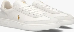 witte polo ralph lauren lage sneakers bedford pp sneakers low top lace d