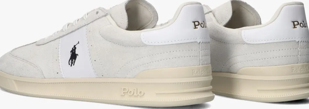 witte polo ralph lauren lage sneakers hrt aera pp low top lace