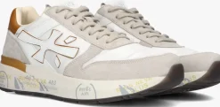 witte premiata lage sneakers mick