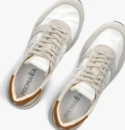 witte premiata lage sneakers mick