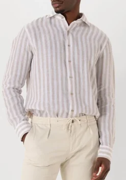 witte profuomo klassiek overhemd shirt x-cutaway linen