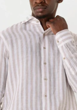 witte profuomo klassiek overhemd shirt x-cutaway linen