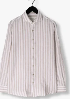 witte profuomo klassiek overhemd shirt x-cutaway linen