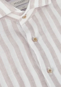 witte profuomo klassiek overhemd shirt x-cutaway linen