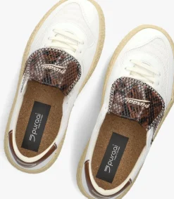 witte puraai lage sneakers 4.05 polly tab