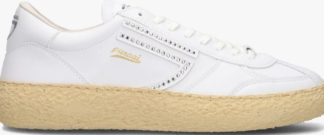 witte puraai lage sneakers 1.01 stud