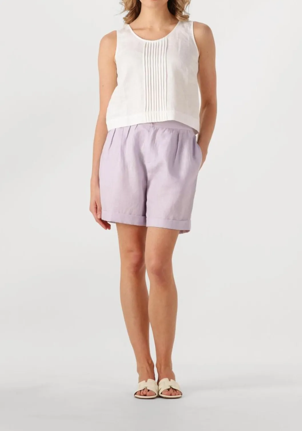 witte resort finest top crop top linen