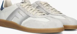 witte santoni lage sneakers dbs olympic
