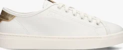 witte santoni lage sneakers volee w