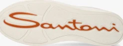 witte santoni lage sneakers dbs2