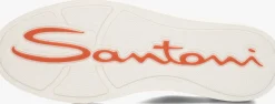 witte santoni lage sneakers gloria 21779