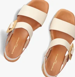 witte stefano lauran sandalen met hak 24199