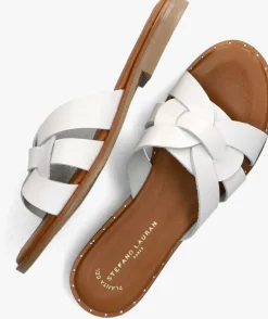 witte stefano lauran slippers led knoop slipper