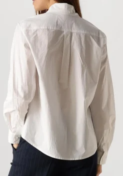 witte summum blouses blouse crispy poplin diamants