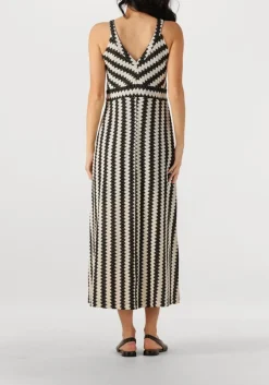 witte summum maxi jurk long halter fine crochet dress