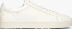 witte tod's lage sneakers allacciata cassetta 04l