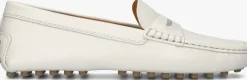 witte tod's mocassins gommino 22l baffo metallo