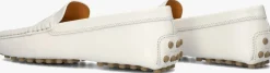 witte tod's mocassins gommino 22l baffo metallo