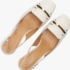 witte tod's pumps barretta attacchi