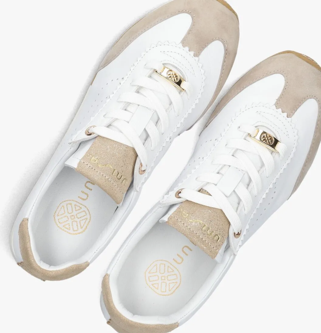 witte unisa lage sneakers dara