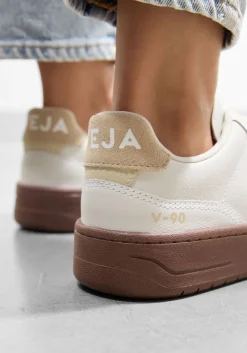 witte veja lage sneakers v-90 zz
