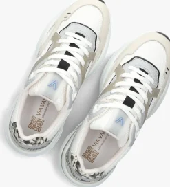 witte via vai lage sneakers vesper kelsey