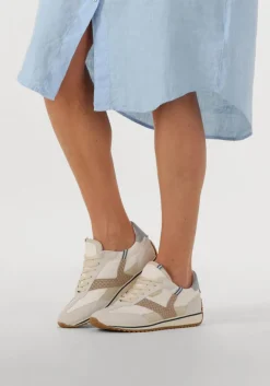 witte via vai lage sneakers mikki ruby