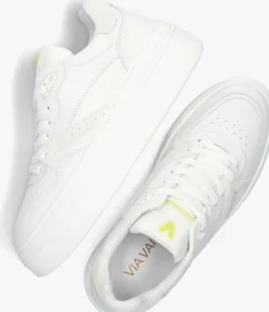witte via vai lage sneakers isa bo