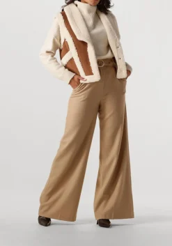 zand caroline biss wijde broek 4531