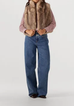 zand vanessa bruno faux fur jas marcello vest
