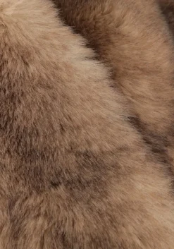 zand vanessa bruno faux fur jas marcello vest